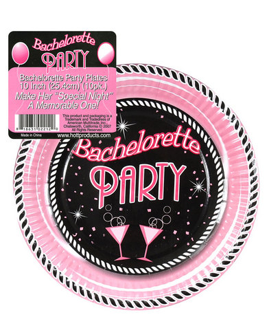 10" Bachelorette Party Plates