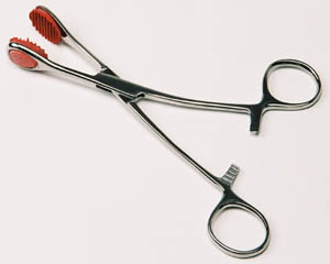 Rubber Tip Squeezing forcep