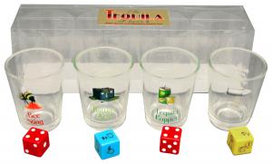 Tequila Lovers Shot Glass set and Game